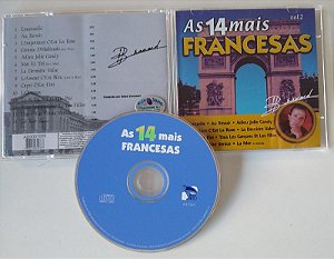 Cd as 14 Mais Francesas, Vol. 2 Interprete Bernard (2000) [seminovo]