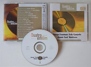 Cd Quatro em um Interprete George Freedman, Celly Campello, Ronnie Cord, Waldirene (2001) [seminovo]