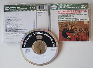 Cd Balalaika Favorites [importado] Interprete Osipov State Russian Folk Orchestra (1990) [seminovo]