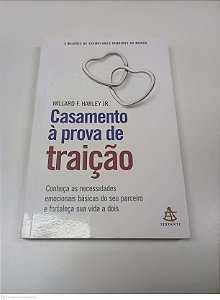 Livro Casamento a Prova de Traicao Autor Harley Jr., Willard F. (2014) [usado]