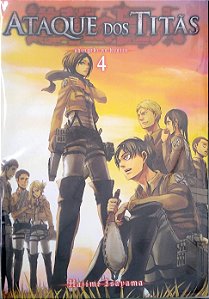 Gibi Ataque dos Titãs #4 Autor Hajime Isayama (2014) [usado]