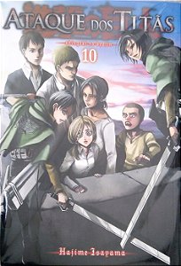 Gibi Ataque dos Titãs #10 Autor Hajime Isayama (2015) [usado]