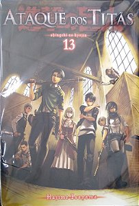 Gibi Ataque dos Titãs #13 Autor Hajime Isayama (2015) [usado]