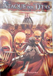 Gibi Ataque dos Titãs #31 Autor Hajime Isayama (2020) [usado]