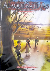 Gibi Ataque dos Titãs #34 Autor Hajime Isayama (2021) [usado]