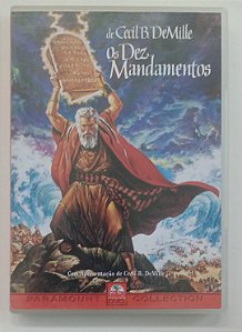 Dvd os Dez Mandamentos (1956) Editora (2003) [usado]
