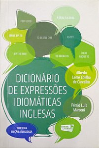 Livro Dicionário de Expressões Idiomáticas Inglesas Autor Carvalho, Alfredo Leme Coelho de (2021) [seminovo]