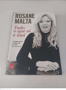 Livro Tudo o que Vi e Vivi Autor Malta, Rosane (2014) [usado]
