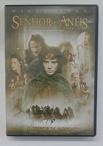 Dvd o Senhor dos Anéis 1 Sociedade do Anel Editora (2002) [seminovo]