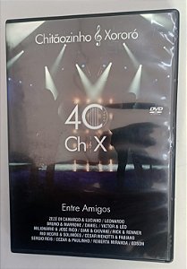 Dvd Chitãozinho e Xororó - 40 Anos entre Amigos Editora (2010) [seminovo]