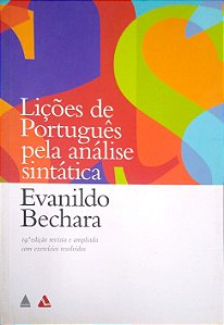 Livro Lições de Português pela Análise Sintática Autor Bechara, Evanildo (2014) [seminovo]
