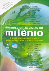 Livro Grandes Entrevistas do Milênio: o Olhar de Grandes Pensadores sobre o Mundo Atual e suas Perspectivas Autor Diversos (2008) [usado]