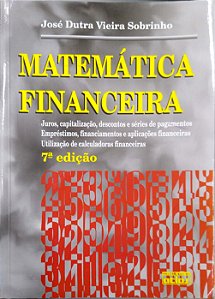 Livro Matemática Financeira Autor Sobrinho, José Dutra Vieira (2014) [usado]
