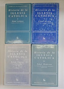 Livro Historia de La Iglesia Catolica (4 Vols) Autor Llorca, Bernardino (1996) [usado]