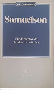 Livro Fundamentos da Analise Economica Autor Samuelson, Paul Anthony (1988) [usado]