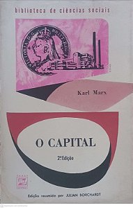 Livro Biblioteca de Ciências Sociais: o Capital Autor Marx, Karl (1969) [usado]