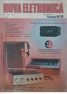 Revista Nova Eletronica Nº 14 - Ano 1978 Autor Desconhecido (1978) [usado]