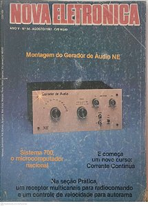 Revista Nova Eletronica Nº 54 - Ano 1981 Autor Desconhecido (1981) [usado]
