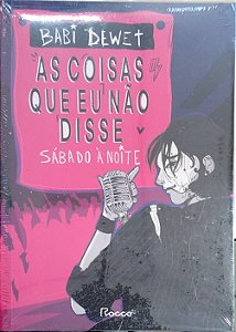 Livro as Coisas que Eu Não Disse [sábado À Noite; 1] Autor Dewet, Babi (2023) [novo]