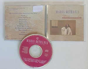 Cd as Canções que Você Fez Pra mim Interprete Maria Bethânia (1993) [usado]