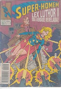 Gibi Super-homem Nº 124 Lex Luthor Ii Toda Verdade Revelada! Autor Thibert, Art (1994) [seminovo]