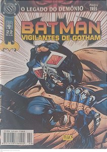 Gibi Batman Vigilantes de Gotham Nº 22: o Legado do Demonio Parte Três Autor Nolan, Graham (1998) [seminovo]