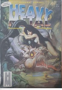 Revista Heavy Metal Nº 6 Ano 2 Autor Azpiri, Manara [seminovo]