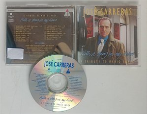 Cd With a Song In My Heart Interprete José Carreras (1993) [usado]