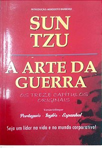 Livro a Arte da Guerra (versão Trilíngue) Autor Sun Tzu (2016) [seminovo]