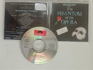 Cd Phantom Of The Opera - Highlights Interprete Andrew Lloyd Webber (1993) [usado]
