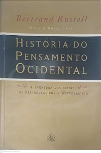 Livro História do Pensamento Ocidental Autor Russell, Bertrand (2001) [usado]