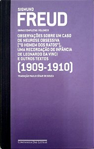 Livro Obras Completas, Volume 9: Observações sobre um Caso de Neurose Obsessiva Autor Freud, Sigmund (2019) [seminovo]