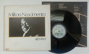 Disco de Vinil ao Vivo / Lp 1983 Interprete Milton Nascimento (1983) [usado]