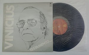 Disco de Vinil Testamento - Lp 1980 Interprete Vinicius de Moraes (1980) [usado]