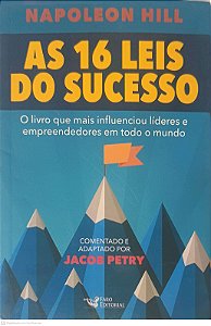 Livro as 16 Leis do Sucesso Autor Petry, Jacob (2017) [usado]