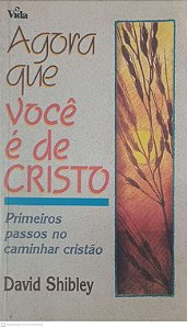 Livro Agora que Você Cristo: Primeiros Passos no Caminhar Cristão Autor Shibley, David (2003) [usado]