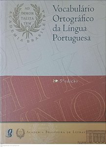 Livro Vocabulario Ortografico da Lingua Portuguesa Autor Academia Brasileira de Letras (2009) [usado]