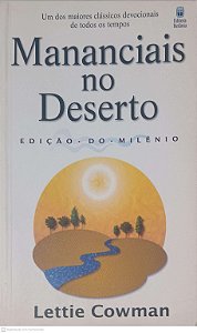 Livro Manaciais no Deserto Autor Cowman, Lettie (1999) [usado]