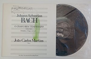 Disco de Vinil Bach Cravo bem Temperado 2 / Lp 1983 Interprete João Carlos Martins (1983) [usado]