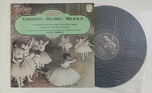 Disco de Vinil Gershwin / Delibes / Milhaud - Lp Salvat Interprete Orquestras [usado]