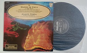 Disco de Vinil Falla / Turina - Lp 1981 Salvat Interprete Orquestra (1981) [usado]