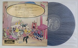 Disco de Vinil Albéniz / Granados / Falla - Lp Salvat Interprete Orquestras (1981) [usado]