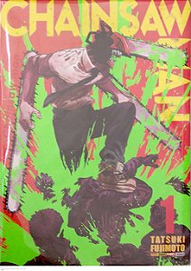 Gibi Chainsaw Man #1 Autor Tatsuki Fujimoto (2021) [seminovo]