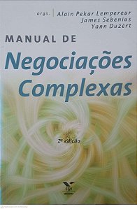 Livro Manual de Negociações Complexas Autor Lempereur, Alain Pekar (2009) [usado]
