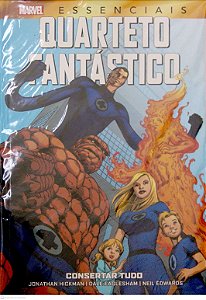 Gibi Quarteto Fantástico [marvel Essenciais] Autor Hickman, Jonathan (2021) [seminovo]