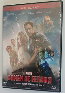 Dvd [c/ Blu-ray] Homem de Ferro 3 Editora (2013) [seminovo]