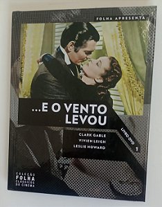 Dvd e o Vento Levou - Coleção Folha de Sp 1 Editora (2009) [seminovo]