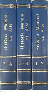 Livro Coleção História Mundial da Arte - 3 Vols do 1 ao 6 Autor Desconhecido [usado]