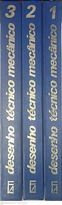 Livro Manual de Desenho Tecnico Mecanico - Curso Completo 3 Volumes Autor Varios Autores [usado]