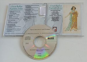 Cd Great Italian Soprano Arias Interprete Óperas e Orquestras (1990) [usado]